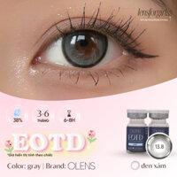 (OLENS) Kính áp tròng sz GIÃN TRÒNG xám đen hiệu ứng filter EOTD chính hãng KOREA | Lens cận | LENSFORGIRLSS