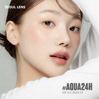 OLens - Lens 6 THÁNG (1 CHIẾC) Aqua Pure - Kính áp tròng Hàn Quốc Seoullens (Kính áp tròng trong suốt 24H)
