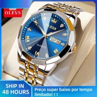OLEVS Đồng Hồ Nam Hiển Thị Ngày Đa Năng Chống Thấm Nước Olvs