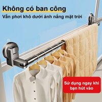 OLife Thanh phơi quần áo Thanh treo đồ chất liệu inox 304 cao cấp siêu bền khả năng đa năng