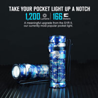 Olight Baton 3 Ocean Camouflage, đèn pin mini EDC 1200lm