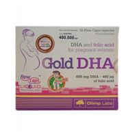 Olimp Labs Gold DHA - Bổ sung DHA và acid folic cho bà bầu và phụ nữ sau sinh (30 viên)
