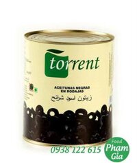 Oliu đen thái lát Torrent Tây Ban Nha 3.15kg (Spain) Giá Sỉ