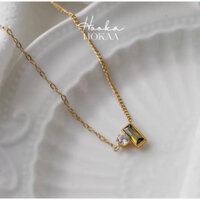 Oliu Necklace - Dây chuyền Titan mạ vàng 14k cao cấp tinh tế Hooka.Hokaa - HK2104