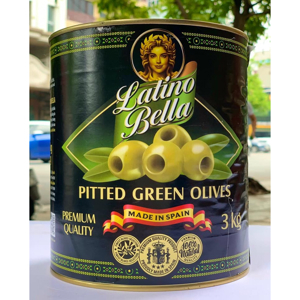 Ôliu xanh tách hạt Latino Bella – hộp 3kg
