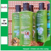 OLIVE 450ml Sữa tắm chó mèo tinh dầu ô liu (4 loại) dành cho mọi loại chó mèo