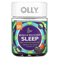 OLLY Giấc Ngủ Phục Hồi Cơ Bắp Berry Rested 40 viên kẹo dẻo