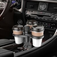 [Olo] Bộ chuyển đổi mở rộng giá đỡ cốc ô tô 3 trong 1 có thể điều chỉnh Xoay 360 Chèn đồ uống Đế hỗ trợ trên ô tô Giá đỡ chai nước giải khát VN