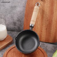 [Olo] Chảo chiên trứng Mini bằng gang 12CM có vòi rót Chảo sữa chống dính Nồi nóng chảy Bếp Gas Bếp điện từ Universal VN