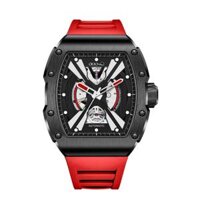 OLTO-8 EXPLORE-X Skeleton Automatic Watch Red