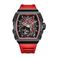 OLTO-8 REEF Skeleton Automatic Watch Red