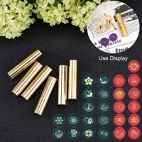 Olycraft 1 Pc Wax Seal Stamp Vintage Wax Sealing Stamps Animal Plant Mini Brass Strip Wax Seal 15mm for Envelopes Invitations Wedding DIY