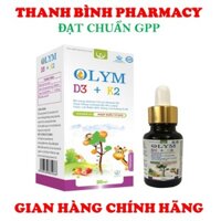 OLYM D3+K2-BỔ SUNG D3+K3 TĂNG KHẢ NĂNG HẤP THU CANXI-GIÚP XƯƠNG RĂNG CHẮC KHỎE-TPCN