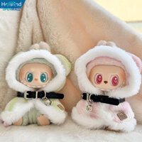 Om [Chỉ quần áo] Dành cho móc khóa 17 cm labububu v1 / v2 Mặt dây chuyền quần áo Labubububupu ngồi dự tiệc ngôi sao đi bộ cho vải labububu