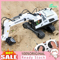 [Oma] Đồ chơi máy xúc Âm thanh cánh tay đào linh hoạt Xoay 680 độ 45311 Đồ chơi mô hình tỷ lệ 2.4GHz Kỹ thuật điều khiển từ xa Xe bánh xích Xe tải Đồ chơi cậu bé Quà tặng