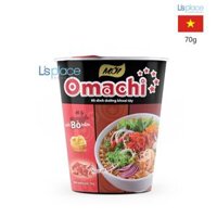 Omachi Cup Noodles Stewed Beef Sauce Flavor