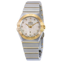 Omega 123.20.27.60.55.008 Constellation Mother of Pearl Dial Stainless Steel and 18kt Yellow Gold Watch