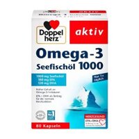 Omega 3 1000 Doppelherz 80 viên – Viên dầu cá