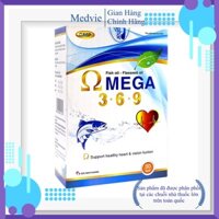 Omega 3-6-9 bổ mắt, giảm mỡ máu, 30 viên