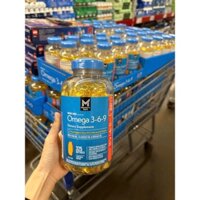 Omega 3 6 9 Member’s Mark Supports Heart Health Của Mỹ Hộp 325 Viên