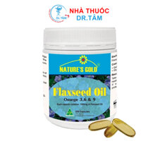 Omega 3-6-9 Nature’s Gold Flaxseed Oil 200 viên - Nhà thuốc Dr Tâm