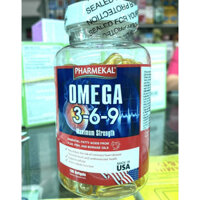 Omega 3-6-9 Pharmekal chứa tinh chất dầu cá, dàu gấc, omega, vitamin hỗ trợ sức khỏe, đẹp da, sáng mắt