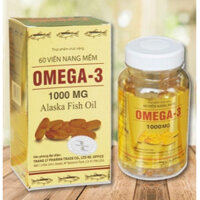 Omega 3 Alaska Fish Oil giúp bổ não, tốt cho da và mắt cải thiện trí nhớ giảm nguy cơ xơ vữa động mạch