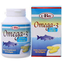 Omega-3 Alaska Fish Oil UBB, giúp bổ sung acid béo EPA và DHA