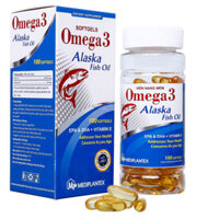 Omega 3 Alaska Fish Oil Mediplantex, hỗ trợ tăng cường sức khỏe mắt, tim mạch