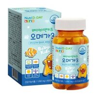 Omega 3 Baby&Kids Nutri D-Day 60 viên – Viên uống bổ não cho trẻ