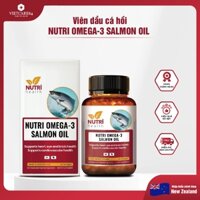 Omega 3 Dầu Cá Hồi Nhập Khẩu Chính Hãng New Zealand Nutri Omega Salmon Oil-3 Salmon Oil 60 Viên