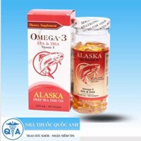 Omega-3 EPA & DHA Alaska, Hỗ trợ tăng thị lực mắt, nâng cao sức đề kháng