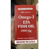 Omega 3 EPA Fish Oil 1000mg