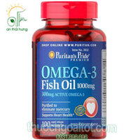 Omega-3 Fish Oil 1000 mg 100 viên #3832
