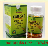 OMEGA 3 FISH OIL 1000 MG NHẬP KHẨU MỸ - GIÚP BỔ NÃO - TIM MẠCH - SÁNG MẮT-TPCN