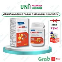 OMEGA 3 KIDS Tăng cường thị lực chống mỏi mắt phát triển trí não Hàng Chính Hãng [Lọ 60 viên]