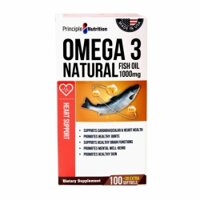 Omega 3 Natural Fish Oil 1000mg, Chai 100 viên