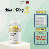 Omega 3 Ostrovit 90 viên, Dầu cá Omega 3 Tăng Cường Sức Khỏe Xương Hấp Thụ Canxi - 2H Whey Store