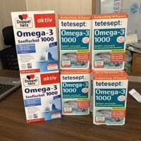 Omega-3 Tetesept và Omega-3 Doppel herz hàng nội địa Đức