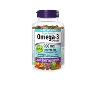 Omega-3 Triple Strength L/80v WEBBER NATURALS Hỗ trợ tim mạch, não bộ và khớp