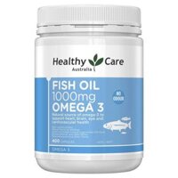 Omega 3 Úc Healthy Care Fish Oil giúp bổ mắt, kháng viêm, tốt cho trí não, tim mạch - QuaTangMe Extaste - Omega-3 1000mg 400