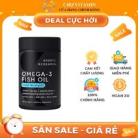 Omega 3 Viên uống bổ sung dầu cá SR Triple Strength Omega-3 Fish Oil 180v