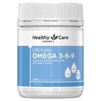 Omega 369 Healthy care, lọ 200 viên của Úc-hỗ trợ tim mạch huyết áp