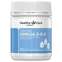 Omega 369 Healthy Care Úc 200 viên hỗ trợ tim mạch, huyết áp, cải thiện sức khỏe