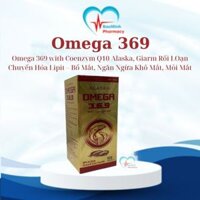 Omega 369 with Coenzym Q10 Alaska, Giarm Rối LOạn Chuyển Hóa Lipit – Bổ Mắt, Ngăn Ngừa Khô Mắt, Mỏi Mắt