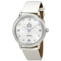 Omega 424.12.33.20.55.001 DeVille Prestige Mother of Pearl Butterfly Dial Ladies Watch