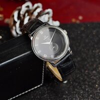 OMEGA DeVille Co- Axial mặt đen dây da 39,5mm