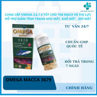 Omega Macca 3 6 7 9 -Bổ Mắt, Bổ Tim , Lọ 60 viên
