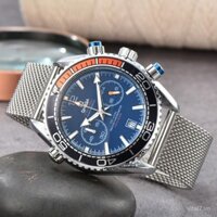 Omega New Style Fashion All-Match Quartz Movement Classic Trendy Wrist Watch Men's Watch Rui Watch