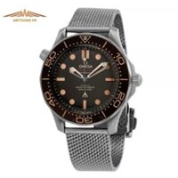 OMEGA SEAMASTER “007 EDITION” “NO TIME TO DIE” 210.90.42.20.01.001 – NAM – KÍNH SAPPHIRE – DÂY KIM LOẠI – AUTOMATIC – SIZE 42 MM – MÁY THỤY SỸ